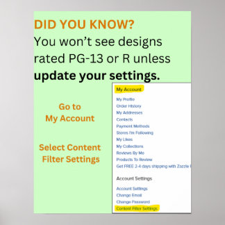 feminist - settings on Zazzle - poster