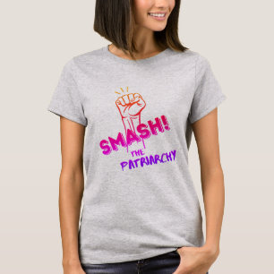 feminist - Smash the Patriarchy - colourful T-Shirt