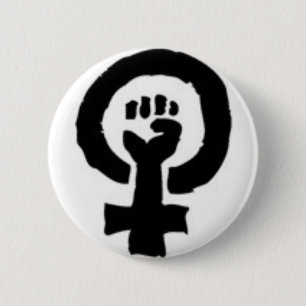 Feminist Symbol 2 Inch Round Button