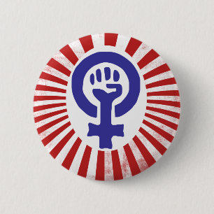 Feminist Symbol 2 Inch Round Button