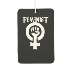 Feminist symbol air freshener