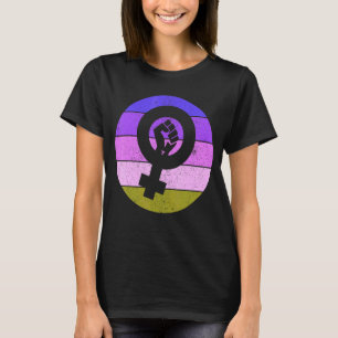 Feminist Symbol Female Equality Empowerment Cute F T-Shirt