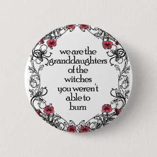 Feminist Witch 2 Inch Round Button