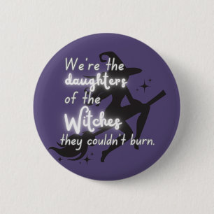 "Feminist Witch" 2 Inch Round Button
