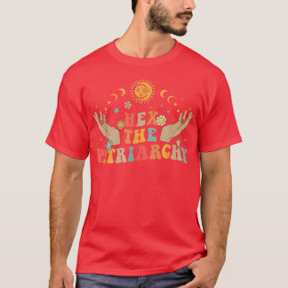 Feminist Witch He The Patriarchy Halloween Witch V T-Shirt