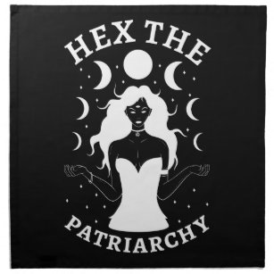 Feminist Witch - Hex The Patriarchy II Napkin