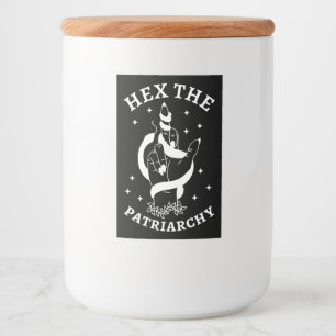 Feminist Witch - Hex The Patriarchy III Food Label