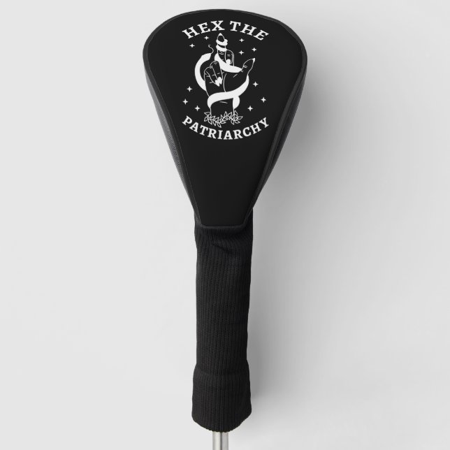 Feminist Witch - Hex The Patriarchy III Golf Head Cover (Front)