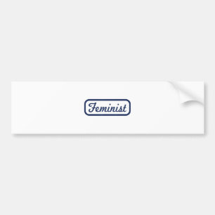 Feminist Woman Power Vintage T Shirt Tee Gift Bumper Sticker