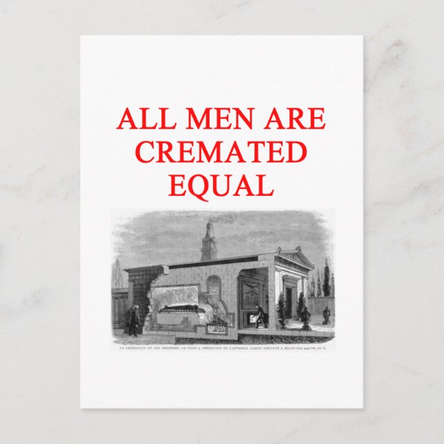 feminist women joke postcard (Front)