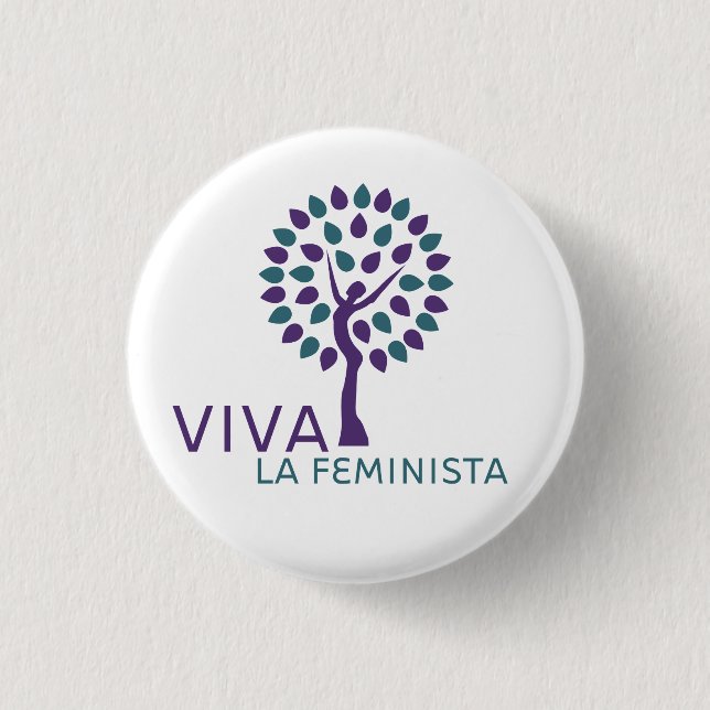Feminista flair 1 inch round button (Front)