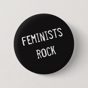 Feminists Rock 2 Inch Round Button