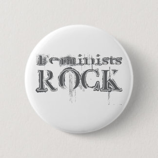 Feminists Rock 2 Inch Round Button