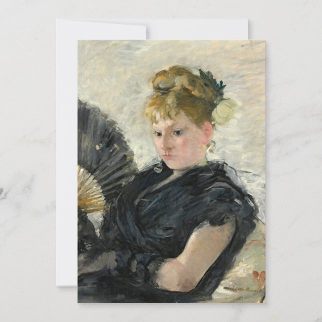 Femme À L’éventail | Berthe Morisot (Front)
