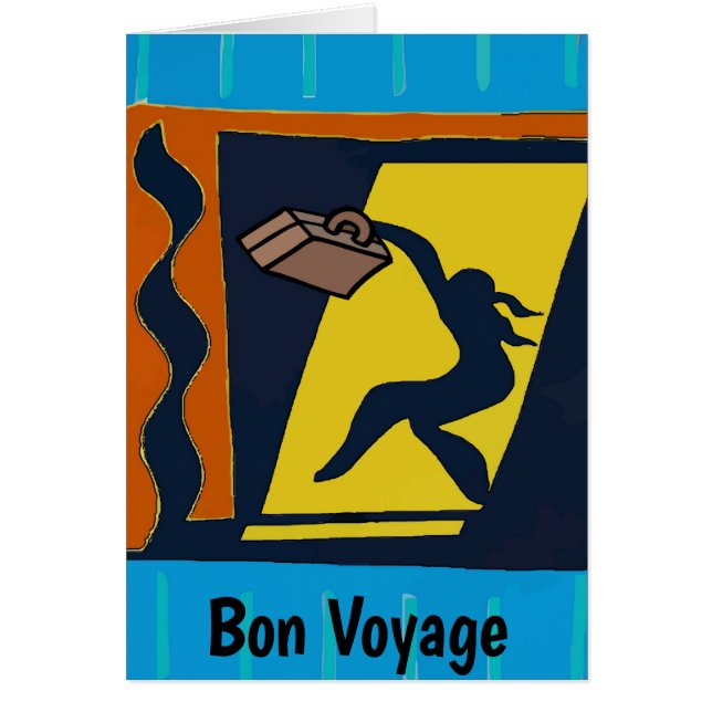 Femme Abstraite avec valise (Devant)