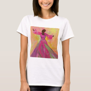 Femme africaine dansant T-shirt pour femmes
