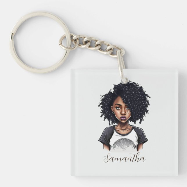 Femme afro chic et classique (Devant)