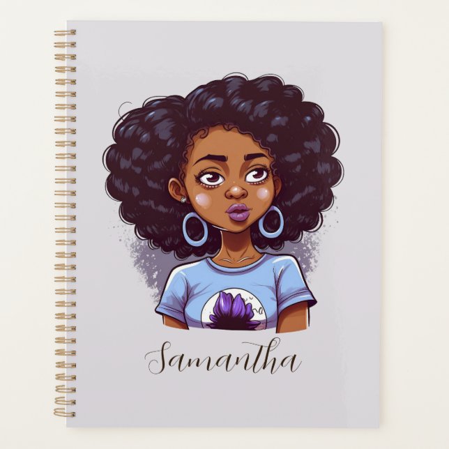 Femme afro classe et élégante (Devant)