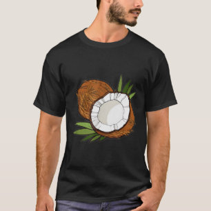Femme Amour Noix de Coco T-shirt Amoureux de Noix