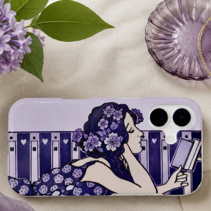 Femme Art nouveau lisant