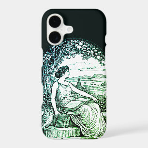 Femme Art nouveau lisant sous un arbre de style vi
