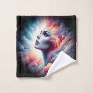Femme aux cheveux cosmiques Aura
