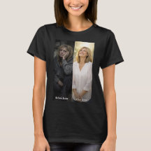 Femme avant Jésus et après Jésus T-Shirt