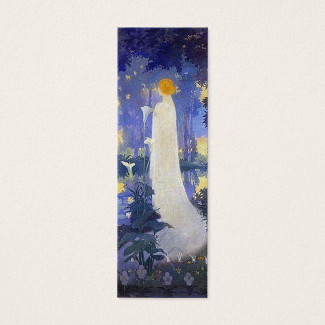 Femme avec Signet de Calla Lilies (Devant)