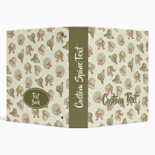 Femme Casquette d'été Jaune 3 anneau Classeur