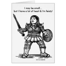 Femme courageuse de guerrier