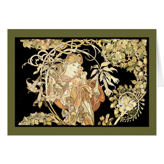 Femme dans Jasmine Vines (Devant horizontal)