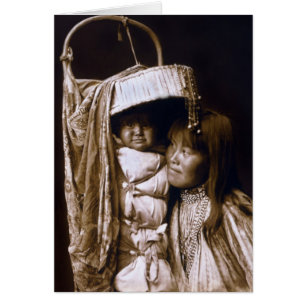 Femme d'Apache avec sa papoose