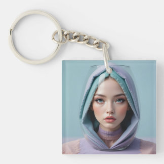 Femme d'art de sable faciale