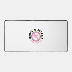 Femme d'asphalte de bureau Mat