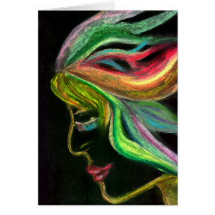 Femme de carte légère