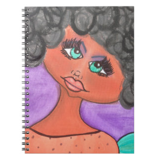 Femme de caverne - noir de carnet