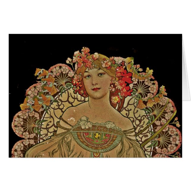 Femme de champagne en noir (Devant horizontal)