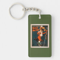 Femme de la vente aux enchères du diable dans le