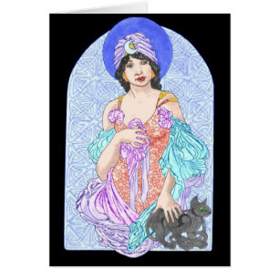 Femme de magie noire