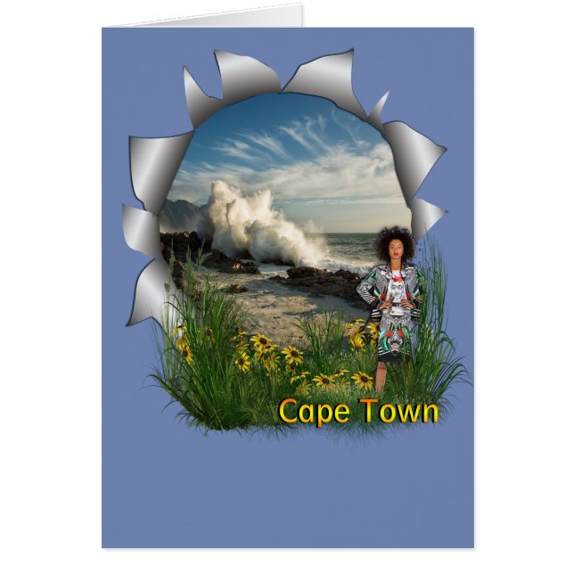 Femme de mode sud-africaine du Cap (Devant)