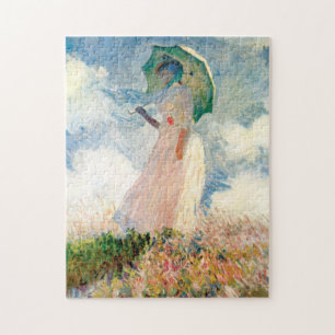 Femme de Monet avec un puzzle de parasol