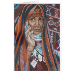 Femme de tapisserie de Berber