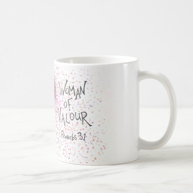 Femme de tasse de bravoure (Droite)