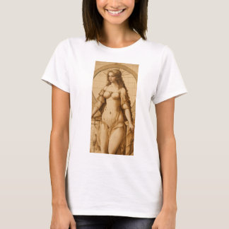 Femme de Vitruve: A Modern Reinterpretation" T-Shirt