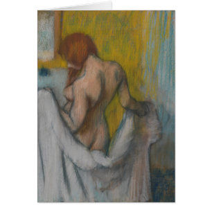 Femme d'Edgar Degas   avec une serviette