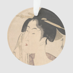 Femme détendant après son Bath