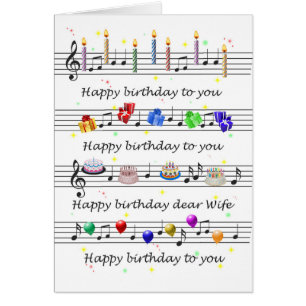Femme Drôle Joyeux Anniversaire Partition