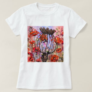 Femme et Coquelicots T-Shirt