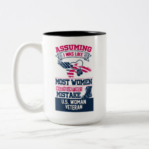 Femme étasunienne Vétéran Coffee Mug