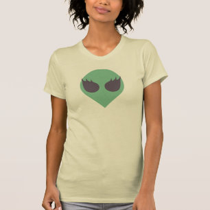 Femme Eyelashed Alien Head Tee